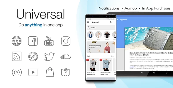 Universal – Full Multi-Purpose Android App