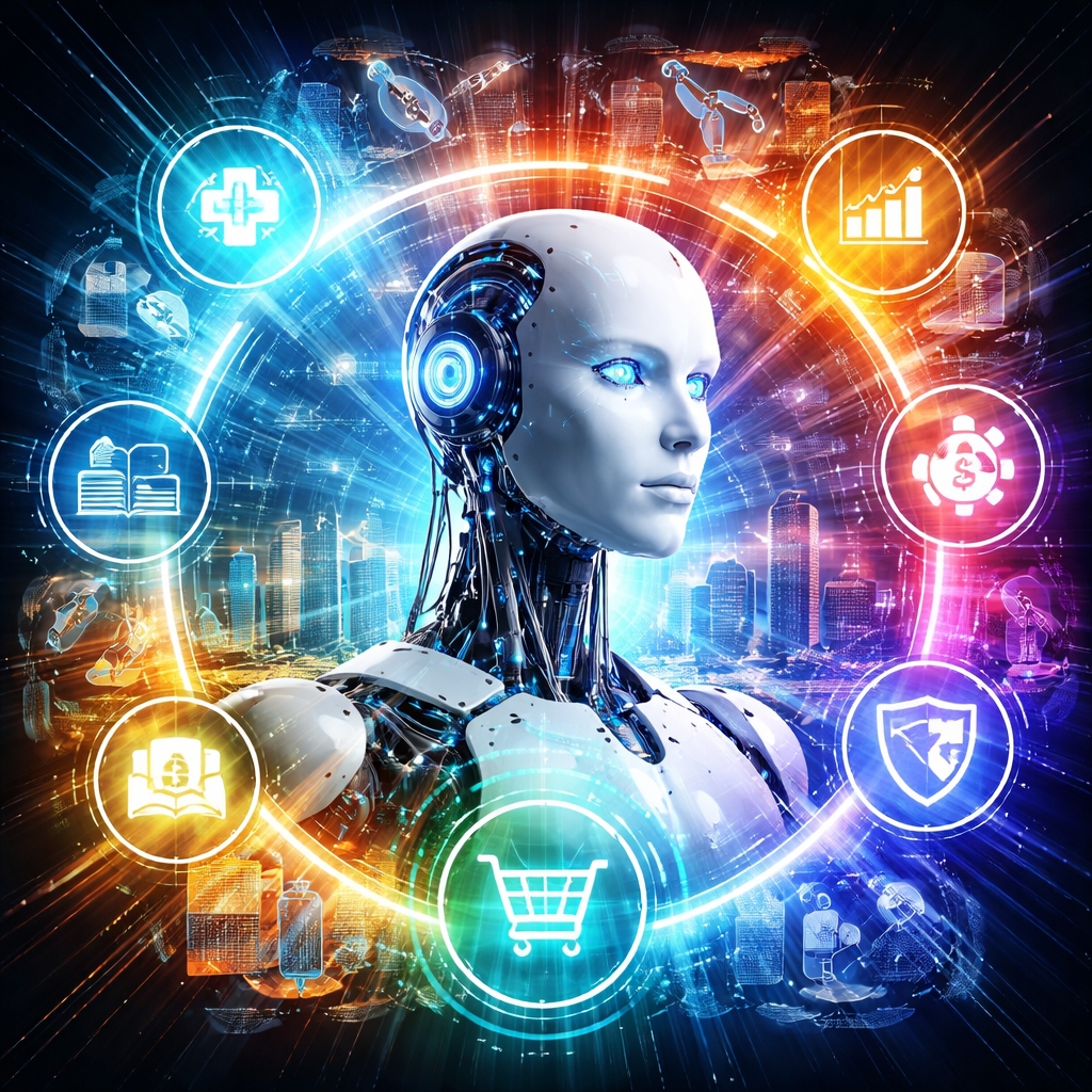 Artificial Intelligence in 2025 transforming industries with AI technology and automation