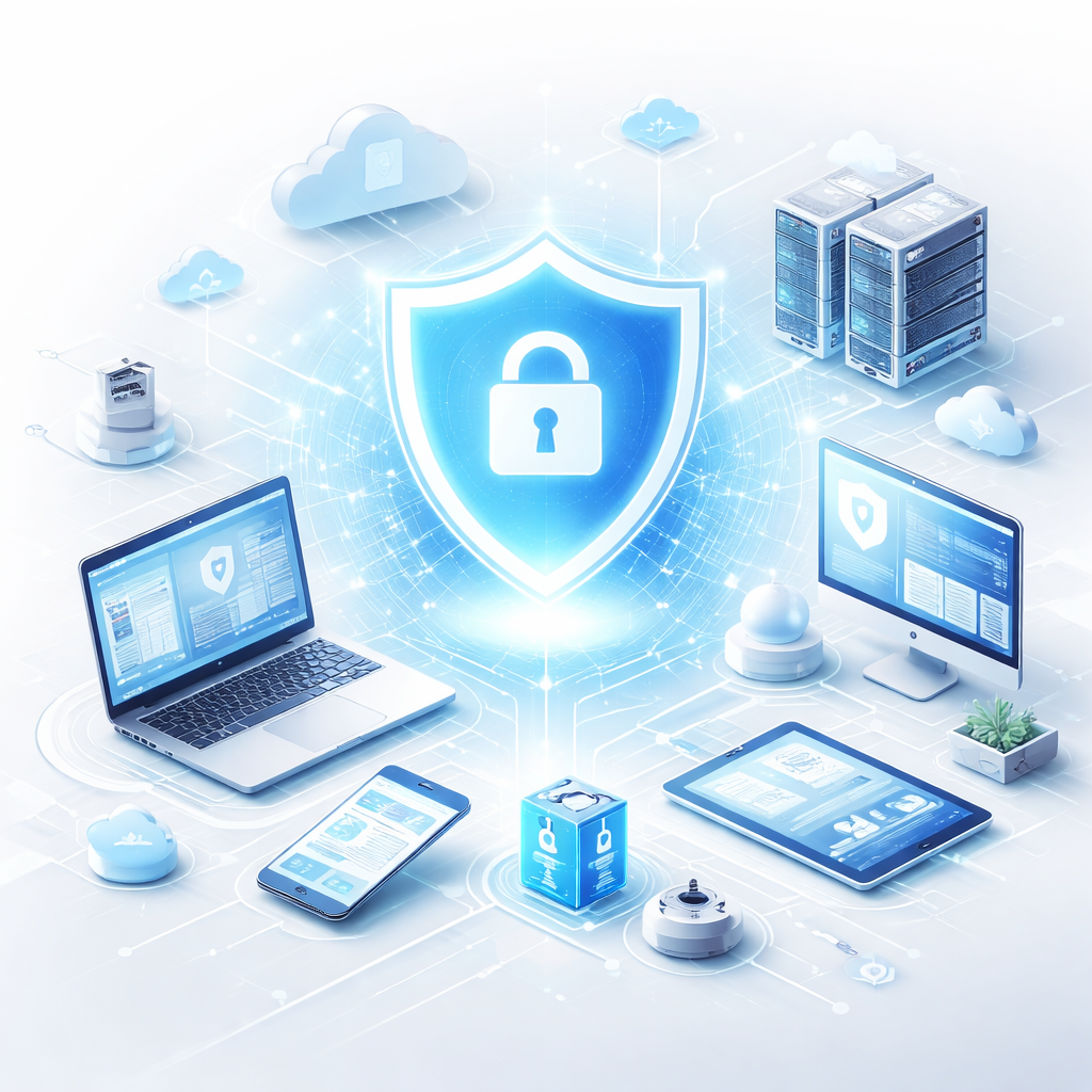 Advanced Endpoint Security Strategies protecting multiple devices through secure cloud-based cybersecurity network in 2025