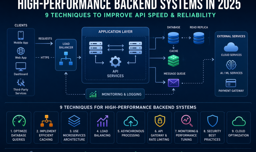Backend Systems in 2025: 9 Powerful Techniques to Dramatically Improve API Speed & Reliability