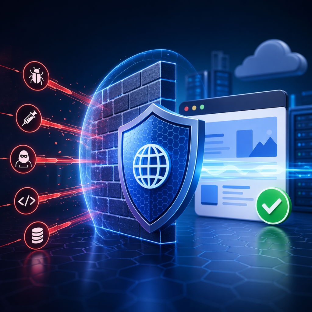 Web Application Firewall (WAF) in 2025 protecting websites from OWASP cyber attacks