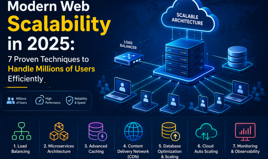 Modern Web Scalability in 2025: 7 Proven Techniques to Handle Millions of Users Efficiently
