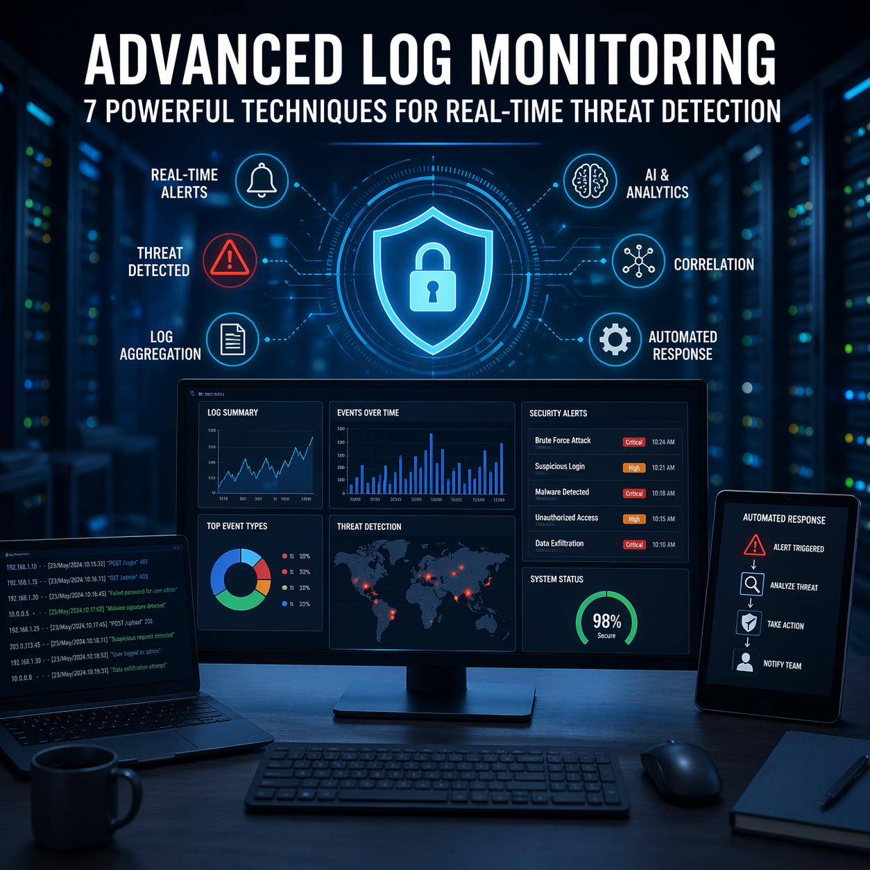Advanced Monitoring Advanced Log Monitoring : 7 Powerful Techniques for Real-Time Threat ...