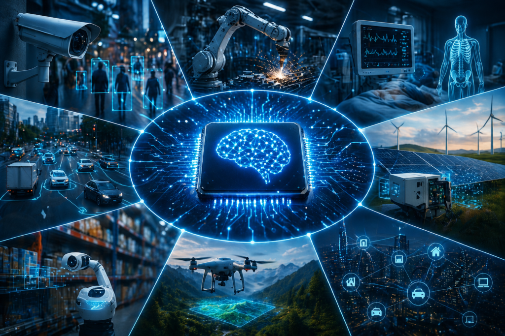 Edge AI in 2025 transforming real-time data processing across smart devices and modern business systems