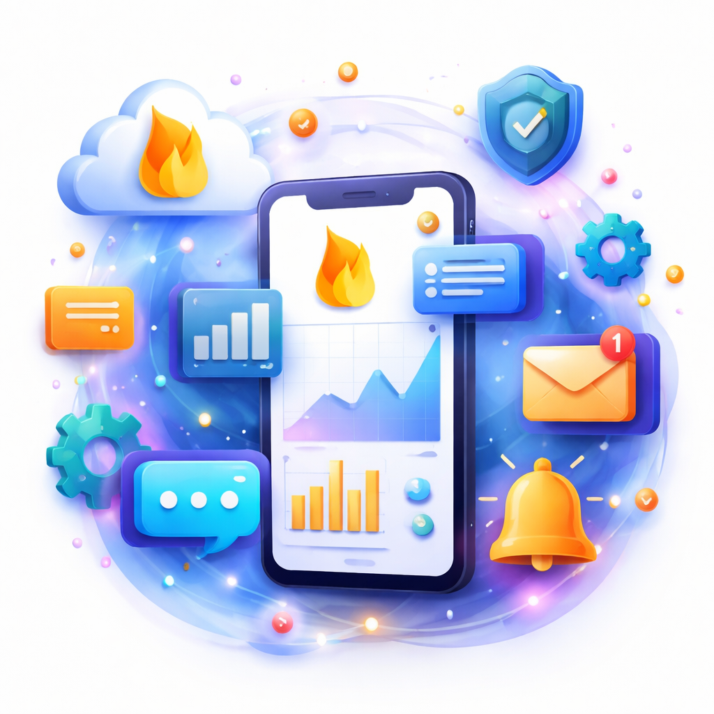 Firebase powers scalable and real-time mobile apps with cloud backend, real-time database, authentication, and push notifications