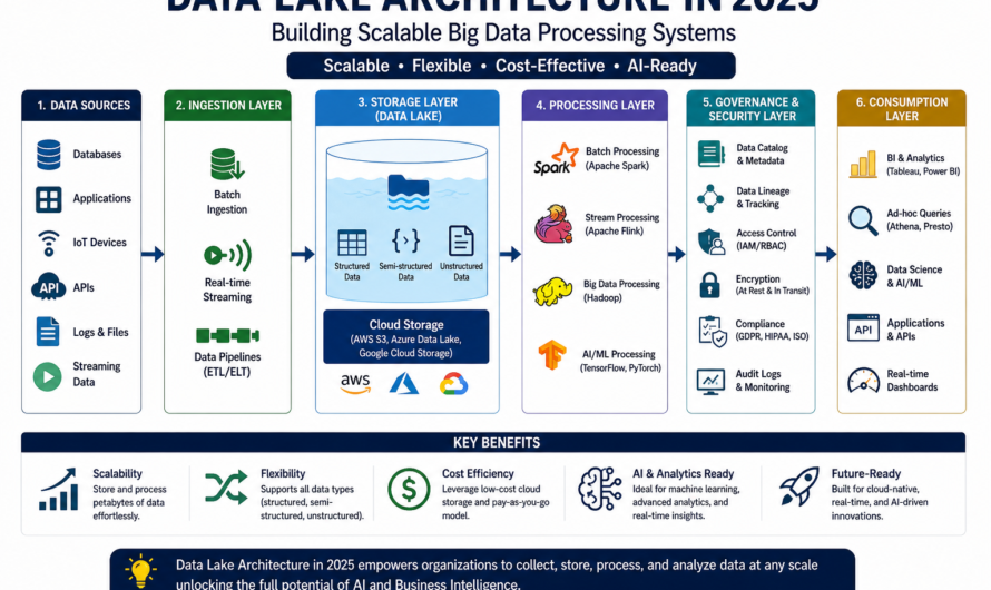 Data Lake Architecture in 2025: Building Scalable Big Data Processing Systems