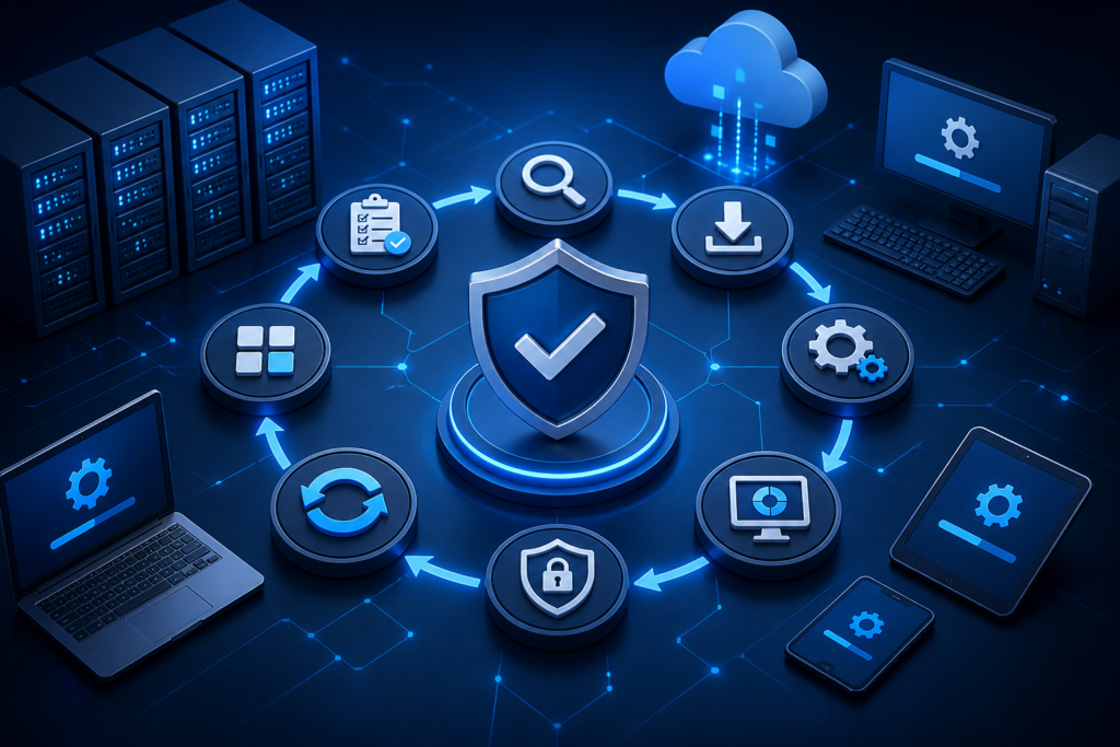 Enterprise Patch Management Practices for improving system stability, security, and vulnerability protection in IT infrastructure